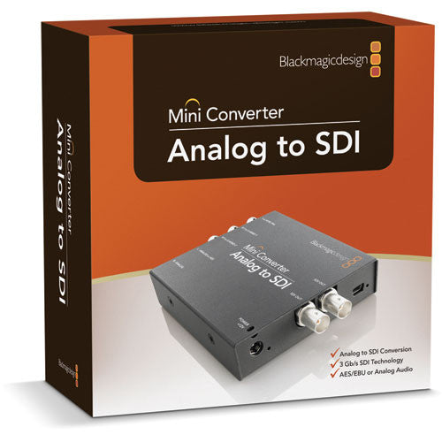 BLACKMAGIC MINI CONVERTER ANALOG TO SDI 2