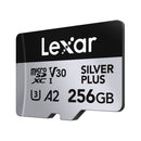 Lexar MicroSDXC V30 Silver Plus 256GB R205 W 150
