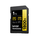 Lexar SDXC Pro 1800x U3 UHS-II R280/W210 (V60) 1TB