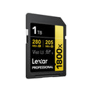 Lexar SDXC Pro 1800x U3 UHS-II R280/W210 (V60) 1TB