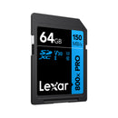 Lexar SDXC 800x 64GB V30 R150 W45