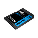 Lexar SDXC 800x 64GB V30 R150 W45