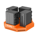 SmallRig 4834 NP-F970 4-Channel Camera Battery Charger 4-Battery Kit