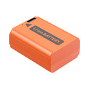 SmallRig 4965 NP-FW50 USB-C Rechargeable Camera Battery Orange