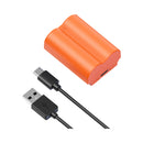 SmallRig 4970 NP-W235 USB-C Rechargeable Camera Battery Orange