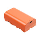 SmallRig 4971 NP-F550 USB-C Rechargeable Camera Battery Orange