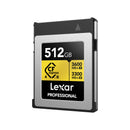 Lexar CFexpress 4.0 Pro Gold R3600/W3300 - 512GB