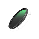 SmallRig 5169 Attachable VND Filter ND64-ND400 (6-9 Stop) 67mm
