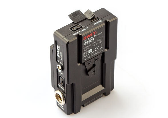 SWIT KA-S30B, HIGH LOAD WITH MULTI-SOCKETS HOT-SWAP PLATE, FOR 14V B-MOUNT BATTERY TO V-MOUNT DEVICES