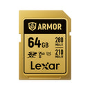 Lexar SDXC Armor Gold 64GB V60 R280 W210