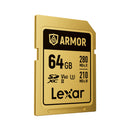 Lexar SDXC Armor Gold 64GB V60 R280 W210