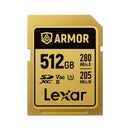 Lexar SDXC Armor Gold 512GB V60 R280 W210