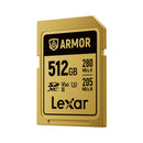 Lexar SDXC Armor Gold 512GB V60 R280 W210