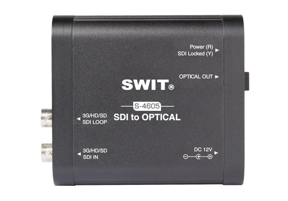 SWIT S-4605 HEAVY DUTY 3G-SDI TO OPTICAL FIBER CONVERTER