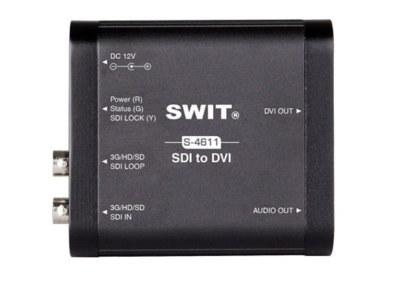 SWIT S-4611, HEAVY DUTY SDI TO DVI CONVERTER