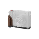 SmallRig 5266 L-Shape Mount Plate with Wooden Handle for Fujifilm GFX100RF Black