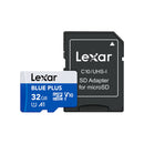 Lexar microSDHC Blue Plus - Inkl SD Adapter 32GB
