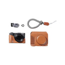 SmallRig 5385 Leather Case Kit For Canon Powershot V1 - Brown