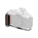 SmallRig 5707 L-Shaped Mount Plate with Wooden Handle til Nikon Z f - Silver