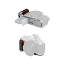 SmallRig 5707 L-Shaped Mount Plate with Wooden Handle til Nikon Z f - Silver