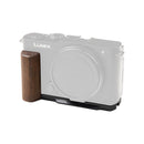 SmallRig 5945 L-Shaped Mount Plate with Wooden Handle for Panasonic S9