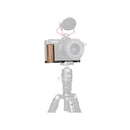 SmallRig 5945 L-Shaped Mount Plate with Wooden Handle for Panasonic S9