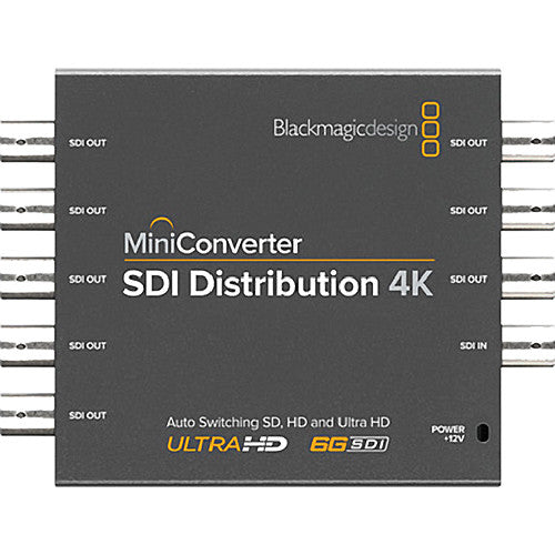 BLACKMAGIC MINI CONVERTER SDI DISTRIBUTION 8 X UHD 4K 6G