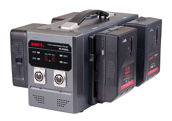 SWIT PC-P430S 4-CH V-MOUNT BATTERY QUICK CHARGER