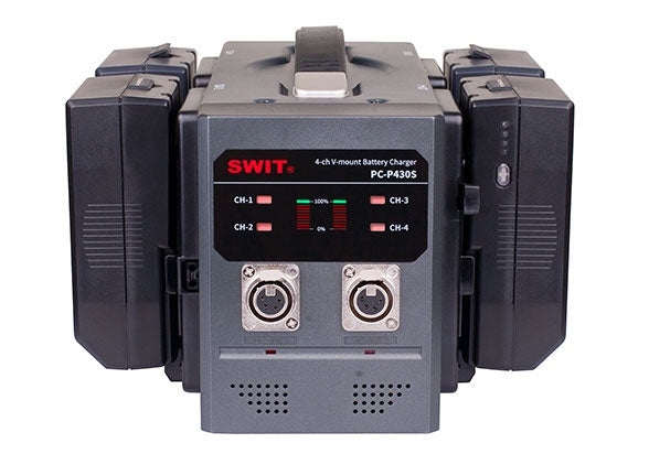 SWIT PC-P430S 4-CH V-MOUNT BATTERY QUICK CHARGER