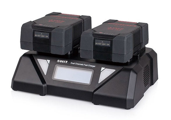 SWIT S-3812S 2 CH SIMULTANEOUS FAST CHARGER & ADAPTOR
