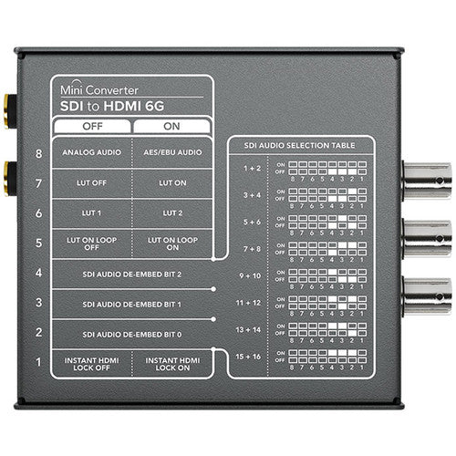 BLACKMAGIC MINI CONVERTER SDI TO HDMI 6G