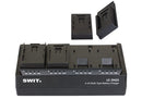 SWIT LC-D421U KIT 4-CH DV CHARGER WITH 4X SONY BP-U STYLE PLATES