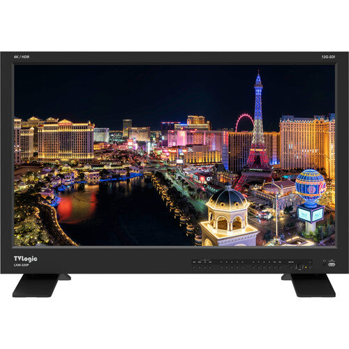 TVLogic LXM-320P, 32" 4K/UHD 12G-QUAD MULTI VIEW MONITOR