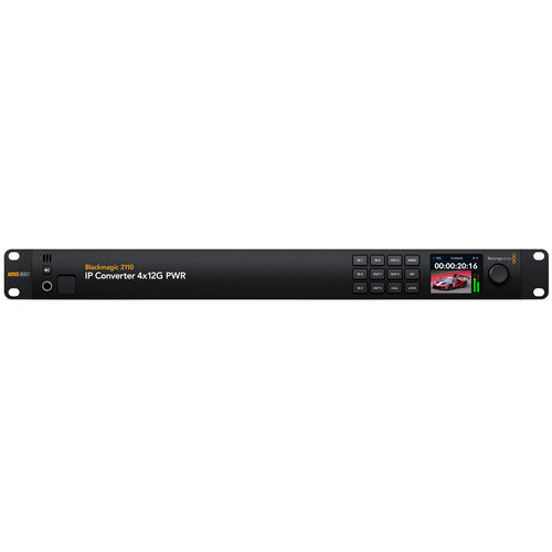 BLACKMAGIC 2110 IP CONVERTER 4X12G PWR