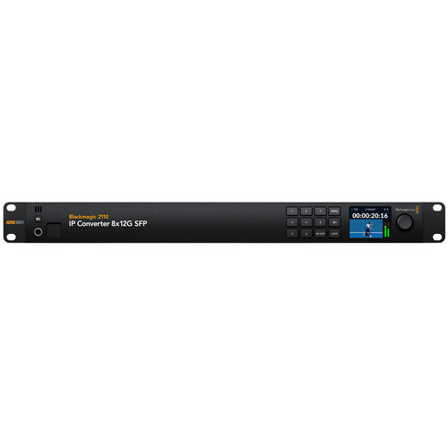 BLACKMAGIC 2110 IP CONVERTER 8X12G SPF