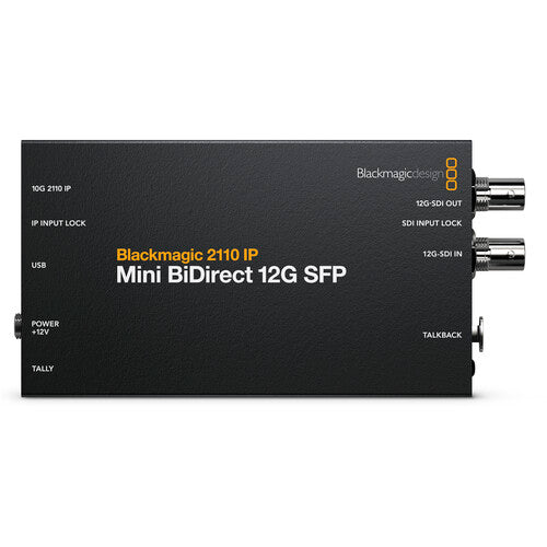 BLACKMAGIC 2110 MINI BIDIRECT 12G SPF, 10G ETHERNET, UHD 2160