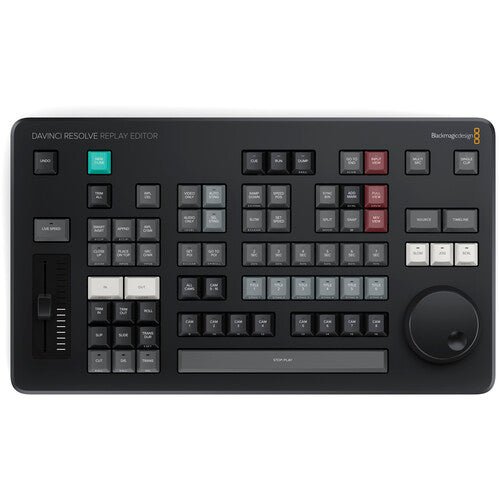 BLACKMAGIC DAVINCI RESOLVE REPLAY EDITOR KEYBOARD