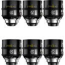 DZOFILM Vespid Prime 2 / 6 Lens Set 18/24/35/50/85/105mm PL Mount - METRIC