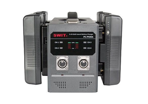 SWIT PC-P430A 4-CH V-MOUNT BATTERY QUICK CHARGER