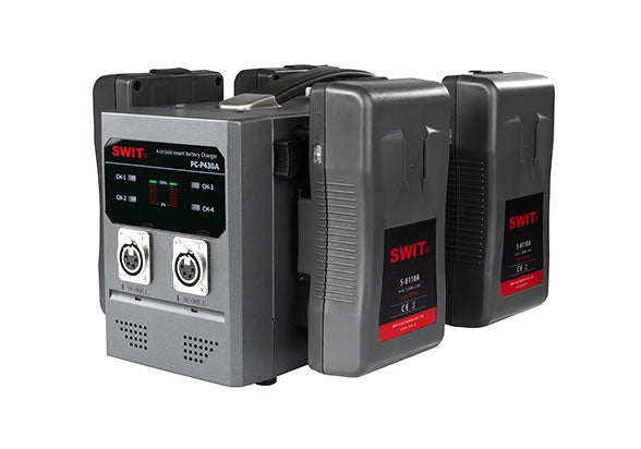SWIT PC-P430A 4-CH V-MOUNT BATTERY QUICK CHARGER