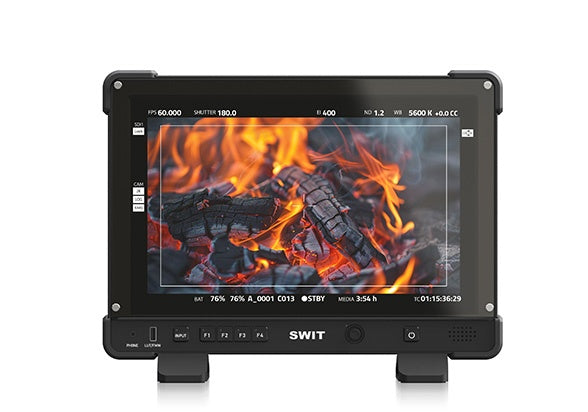 SWIT K15 | 15.4" HIGH-BRIGHT HDR F-HD SLIM FIELD MONITOR MED V-MOUNT OG STAND ADAPTER