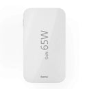 HAMA  FLAT CHARGER 2 x USB-C 1 x USB-A PD 65W (WHITE)