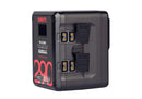 SWIT PB-S290S MULTI SOCKET SQUARE CINE BATTERY, V-MOUNT 290WH