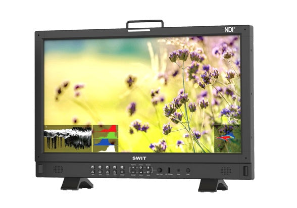 SWIT BM-245-NDI | 23.8" 4K-NDI QLED HDR, FHD MONITOR