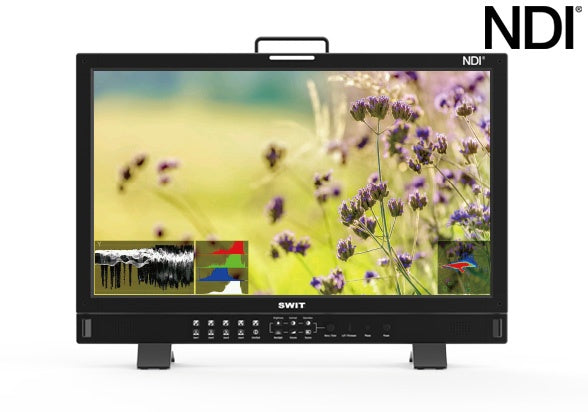 SWIT BM-245-NDI | 23.8" 4K-NDI QLED HDR, FHD MONITOR