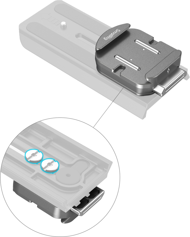 SMALLRIG 4486 HAWKLOCK H38 QUICK RELEASE MOUNT PLATE