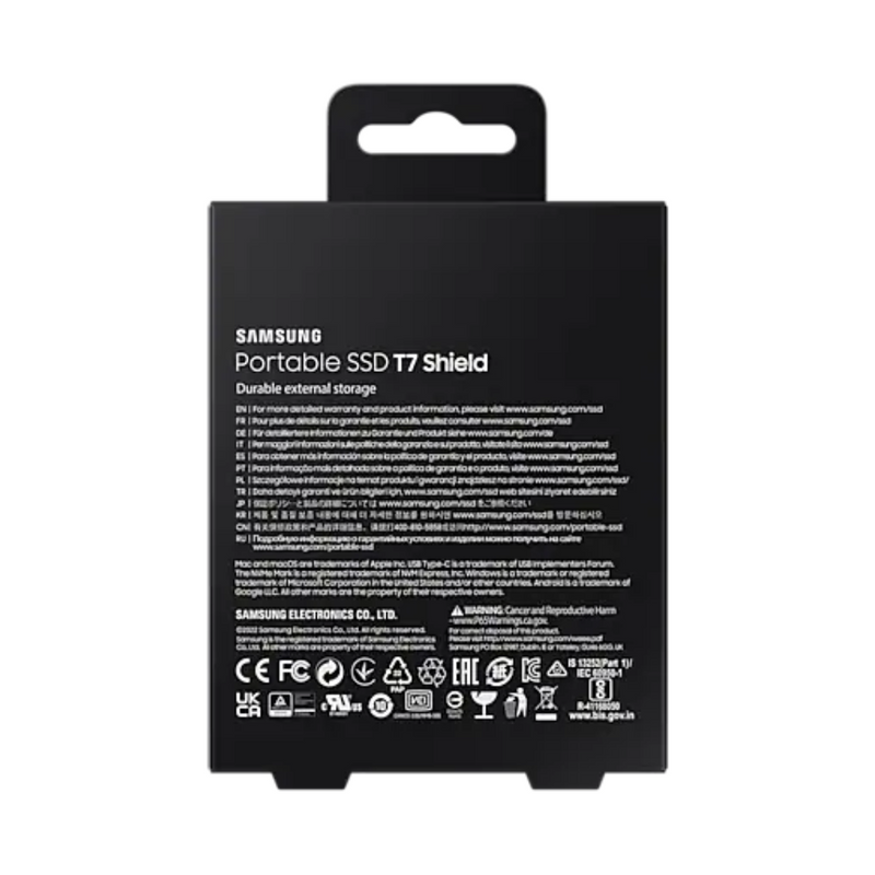 SAMSUNG T7 SHIELD SSD 4TB (BLACK)