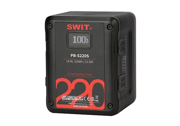SWIT PB-S220S MULTI SOCKET SQUARE DIGITAL BATTERY PACK 220WH