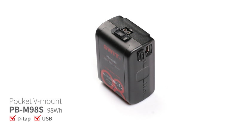 SWIT PB-M98S POCKET V-MOUNT BATTERY 98WH