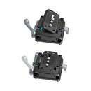 SmallRig 5366 Manfrotto-Type Mount Plate Kit with 15mm Dual Rod Clamp
